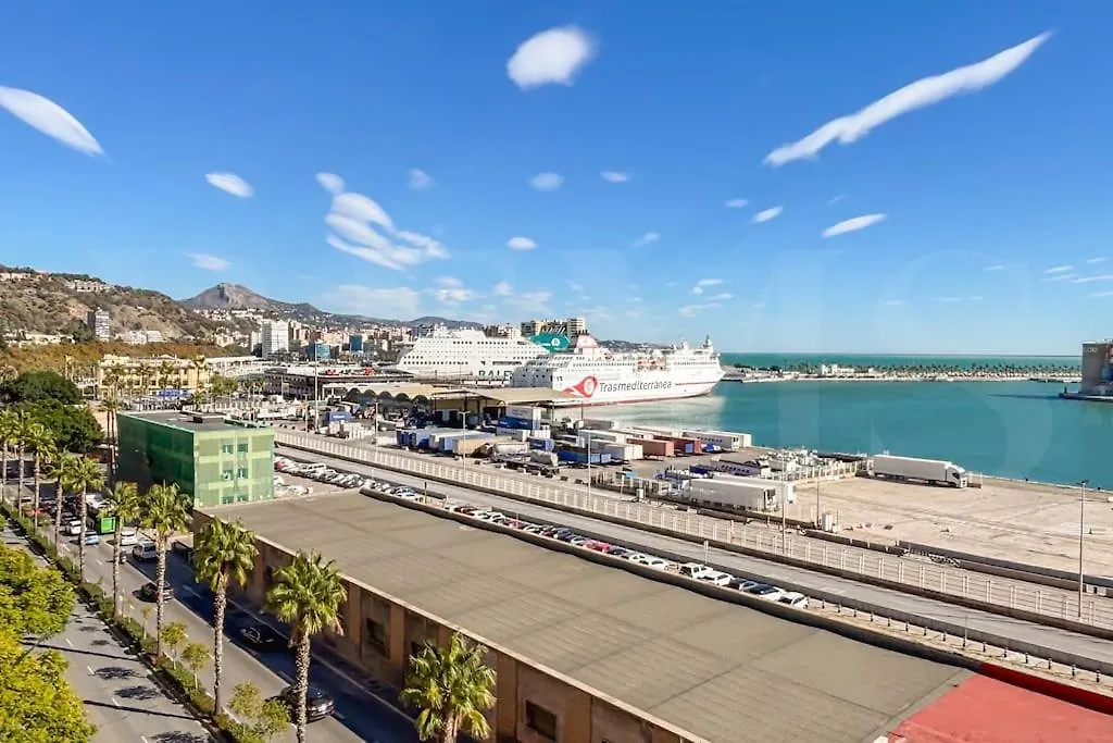 Central Gem With Stunning Port & Sea Views By Rems Malaga Apartment