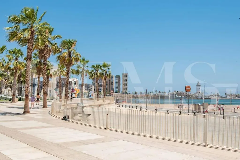 Central Gem With Stunning Port & Sea Views By Rems Málaga 0*,  İspanya